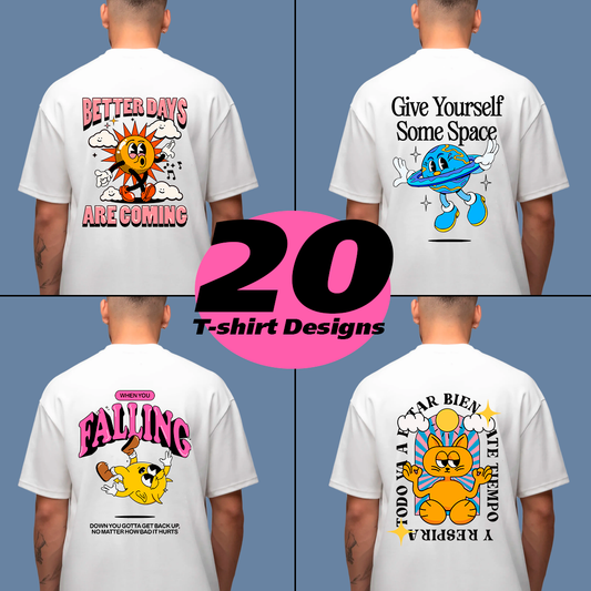 20 T-shirt design for print