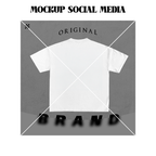 5 Post Social Media - T-shirt Mockups