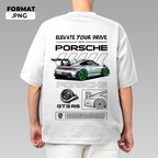 Car design for t-shirt, graphic, vector for print