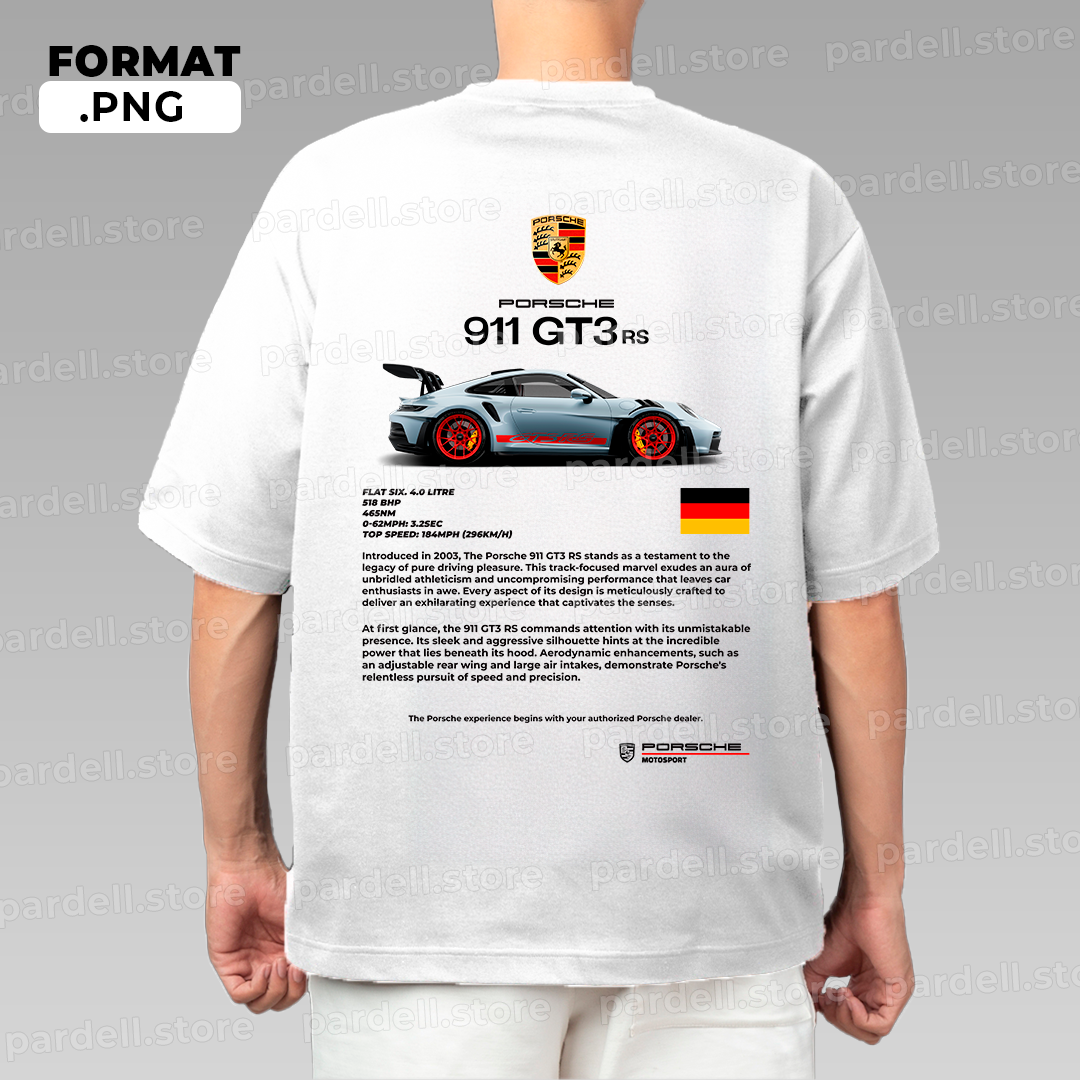 PORSCHE 911 GT3 RS PLANTILLA PARA DESCARGAR – Pardell