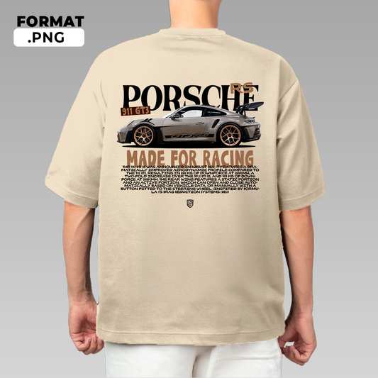 Porsche 911 GT3 Rs 992 - T-shirt design