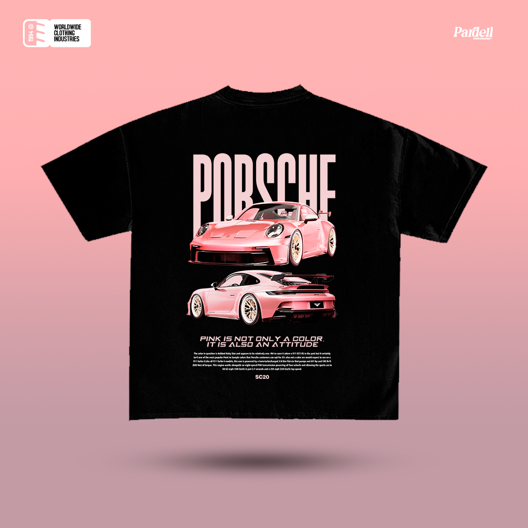 Porsche 911 PINK / T-shirt Design