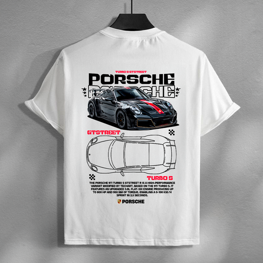 car t-shirt design - porsche 911 Turbo s