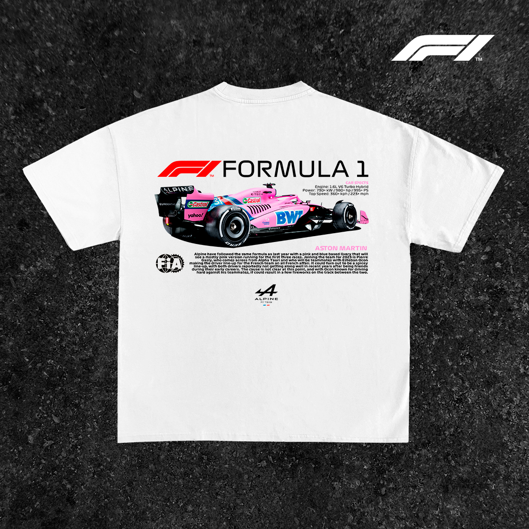 Alpine Scuderia Formula 1 - t-shirt design