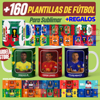+160 Plantillas virales para sublimacion de fútbol
