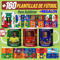 +160 Plantillas virales para sublimacion de fútbol