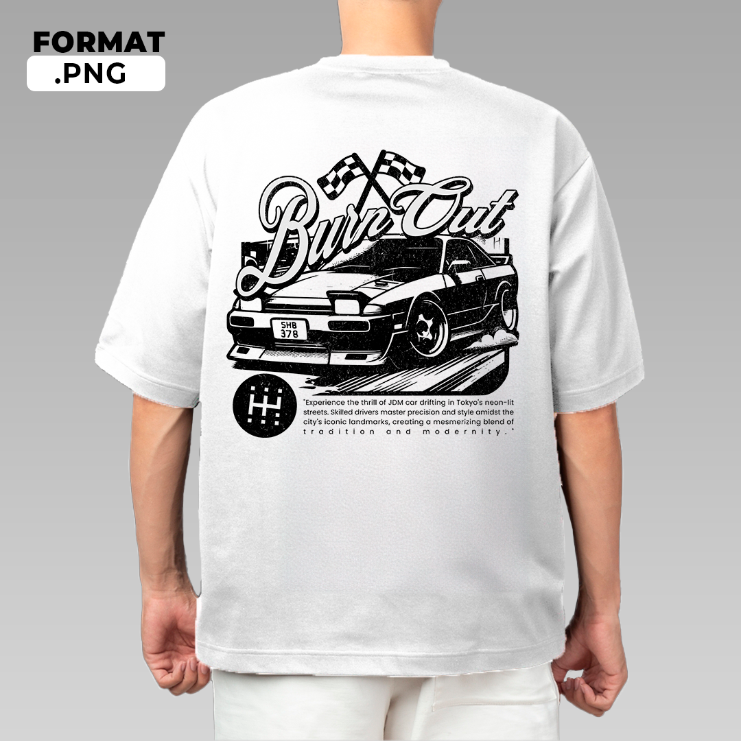 Burn Out - T-shirt design