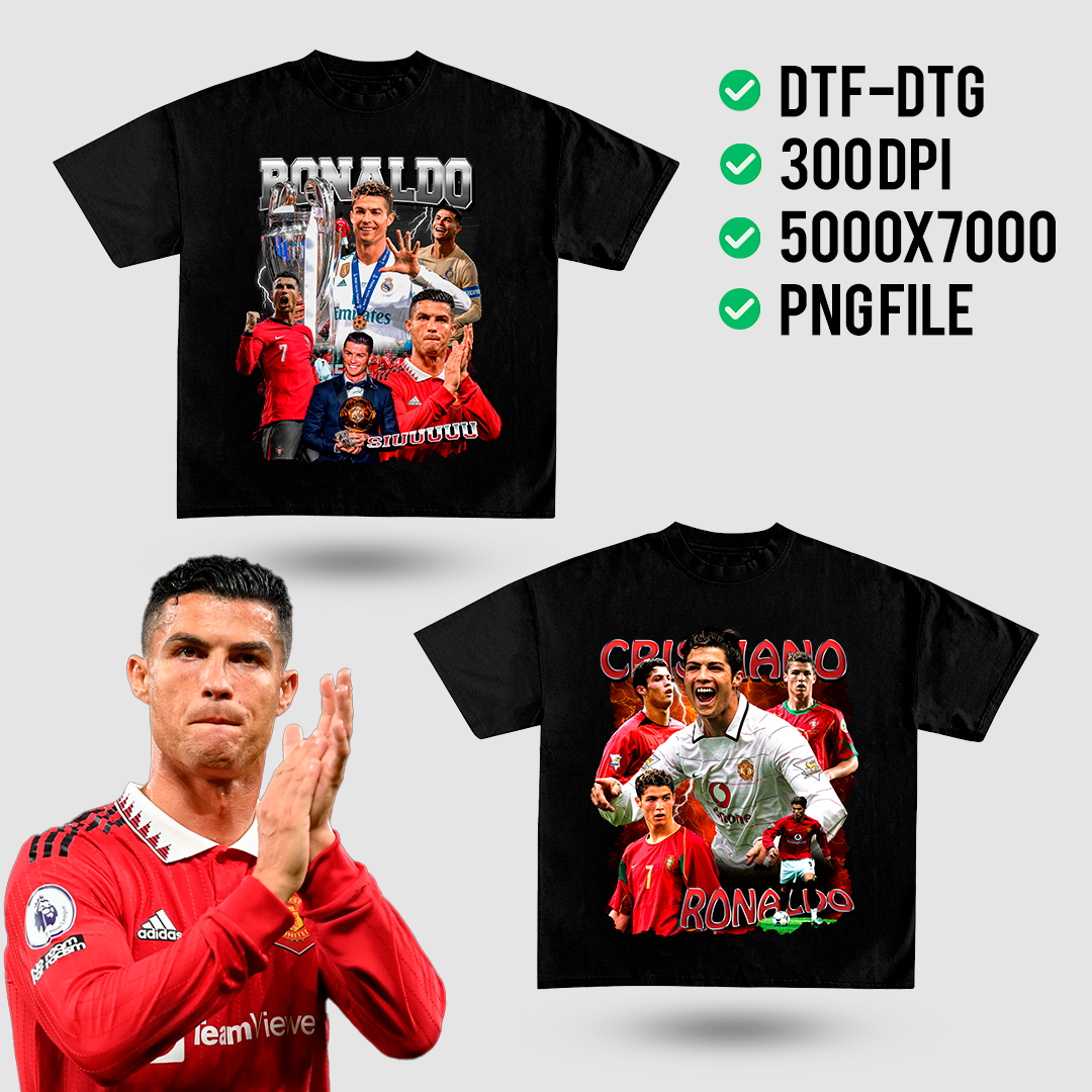 Cristiano Ronaldo Bootleg - t-shirt design