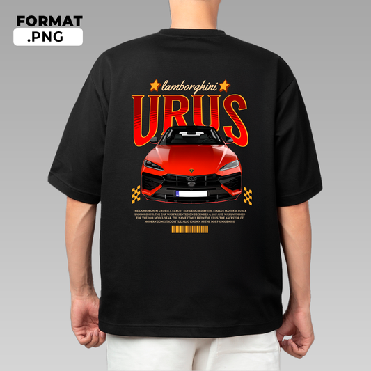 Lamborghini Urus SUV - T-shirt design
