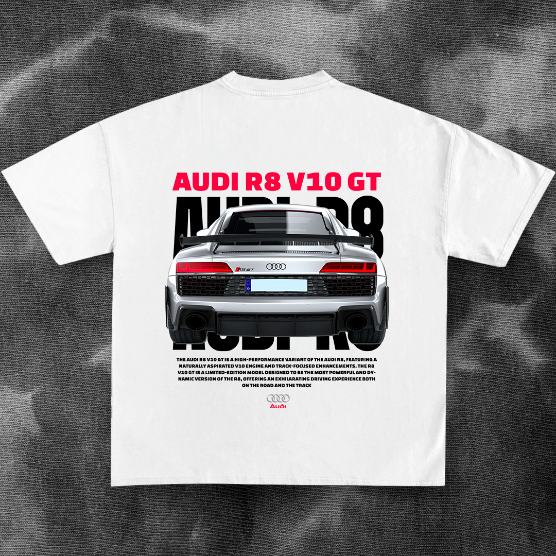 Audi R8 V10 GT - t-shirt design