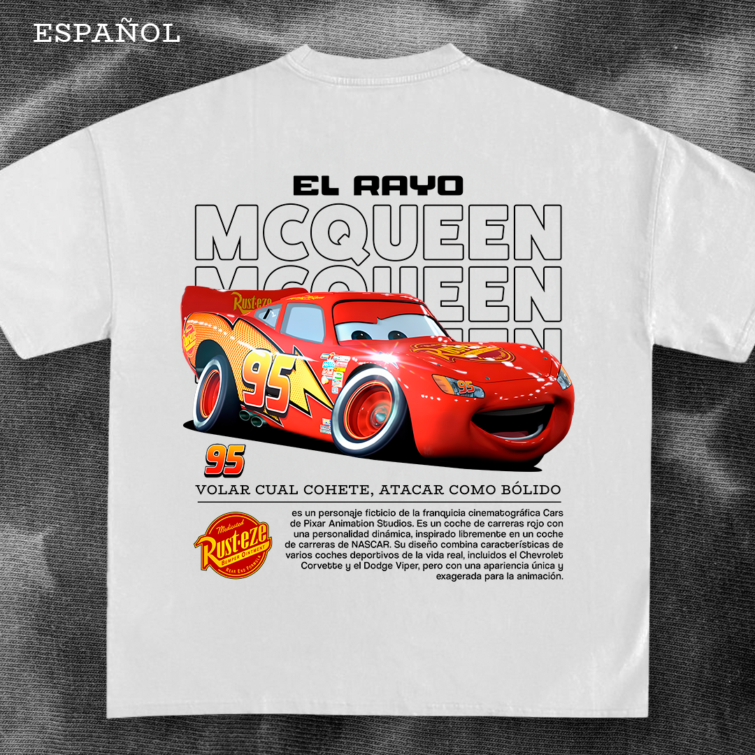 car t-shirt design - Lightning Mcqueen