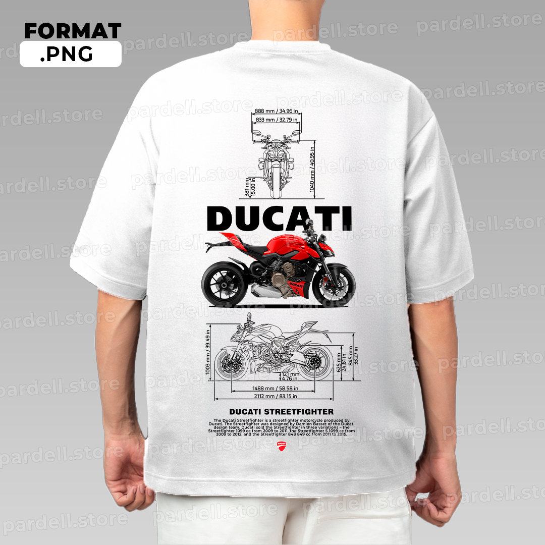 Ducati Streetfighter - t-shirt design