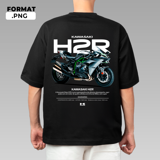 KAWASAKI H2R - T-shirt design