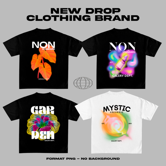 New Drop for clothing brand - png designs