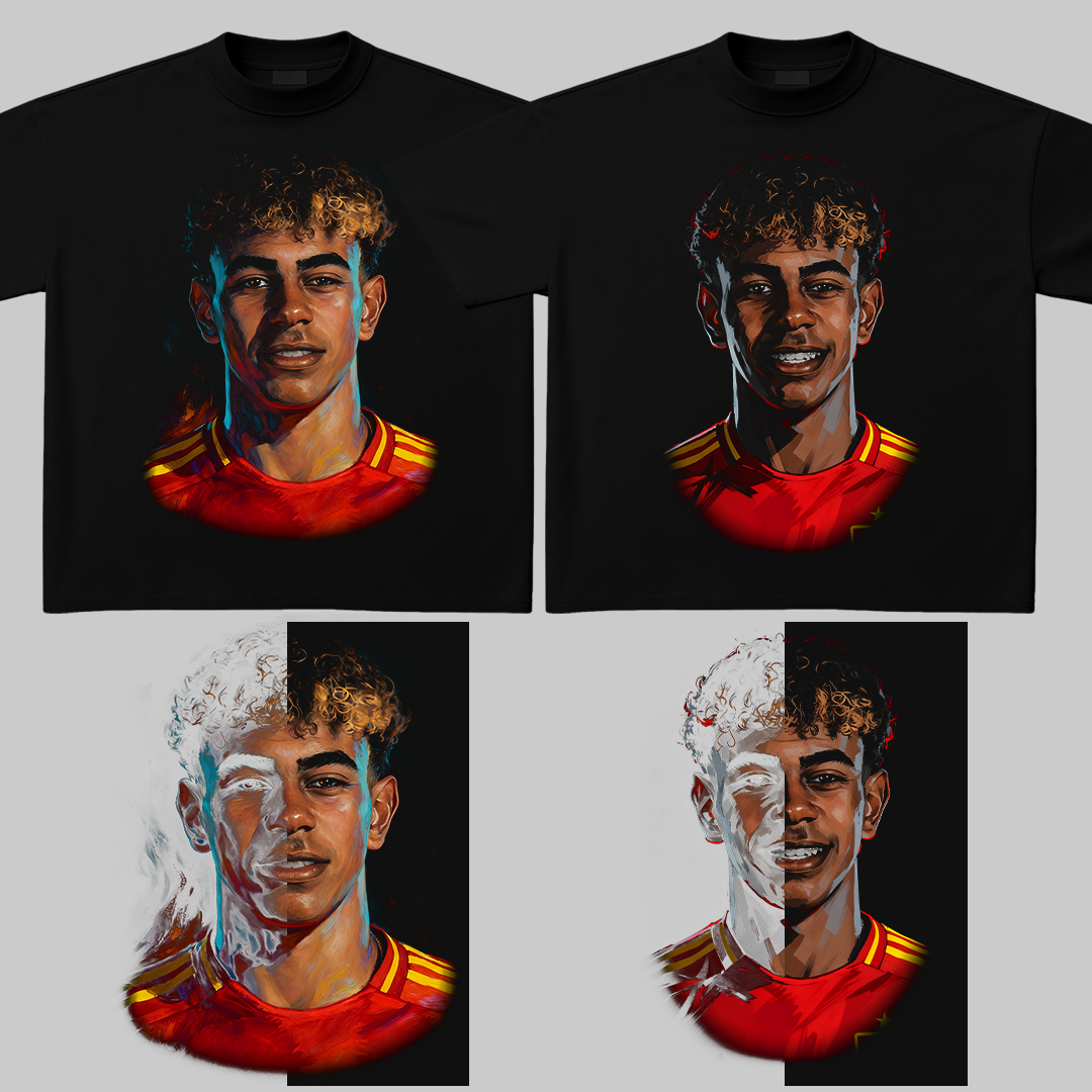 Yamal Football player t-shirt design