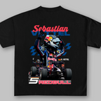 S. Vettel RB driver template design for t-shirt