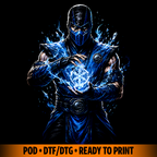 Kombatients fighters designs for tshirt DTF to print