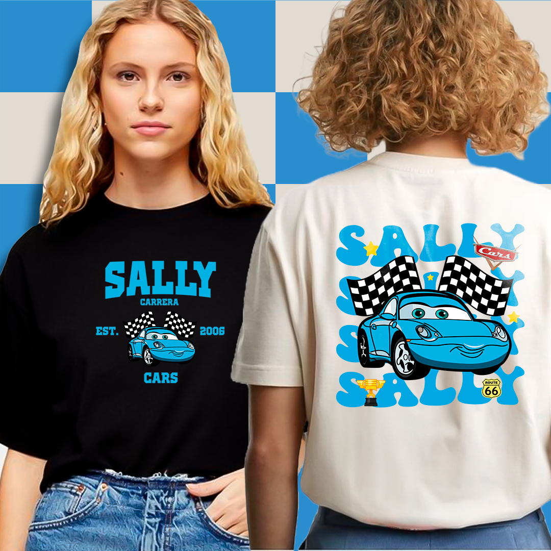 Sally Carrera Front and Back design