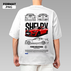 Automotive illustration T-shirt design – instant digital