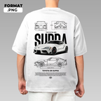 Car design for t-shirt, graphic, vector for print