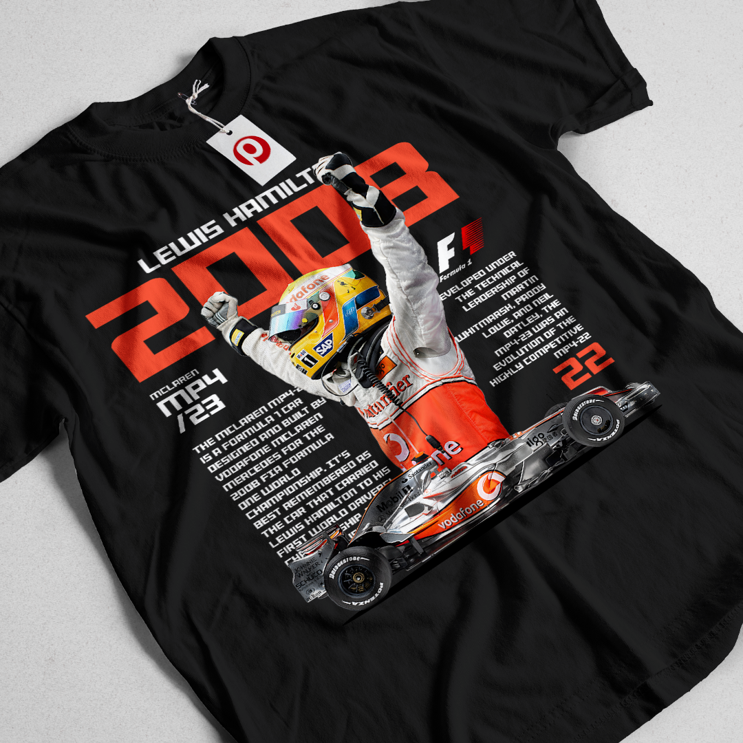 Lewis H. Mclaren MP4-23 t-shirt design