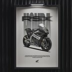 Digital Poster - Honda RSX MotoGP for print