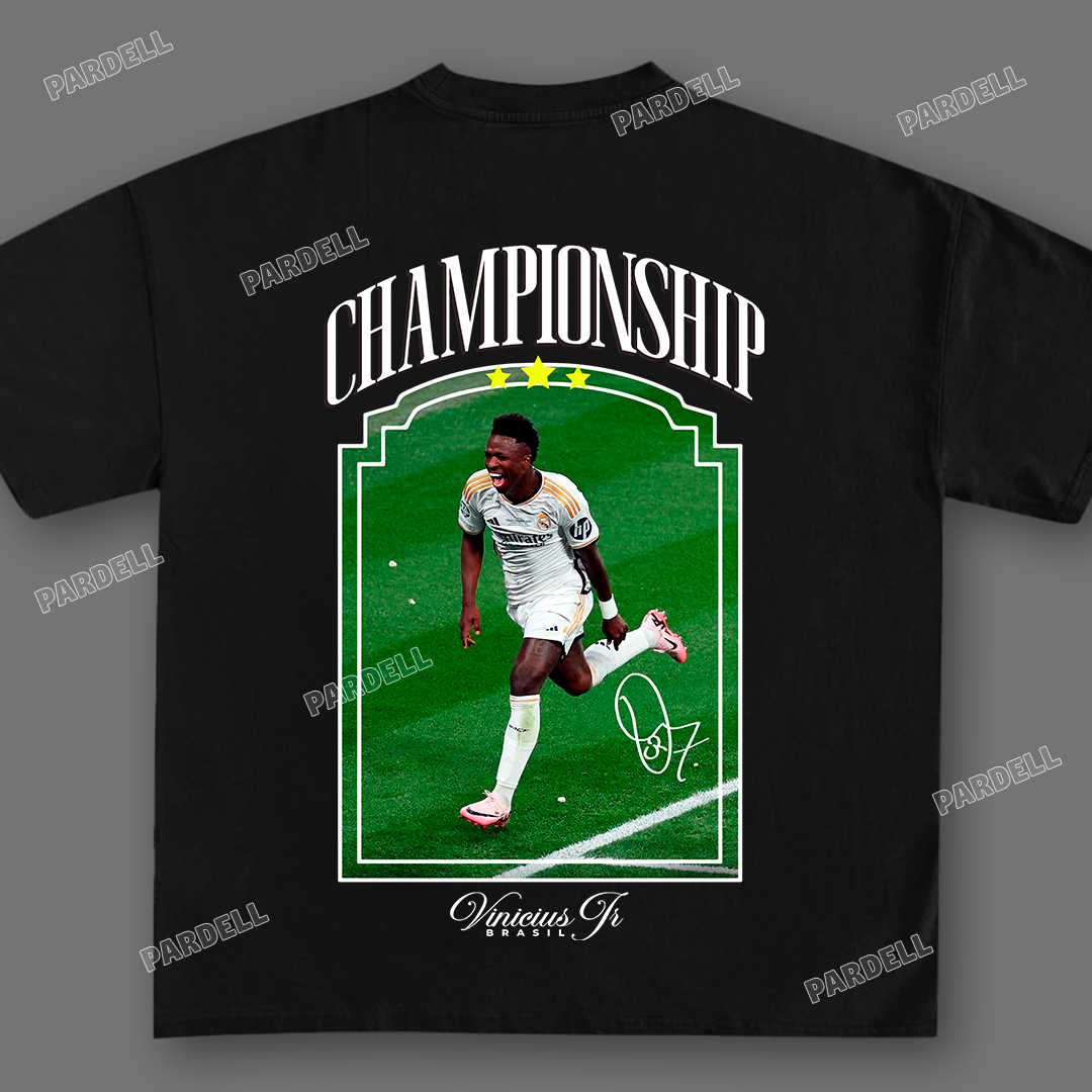 ViniJR - Championship t-shirt design template download
