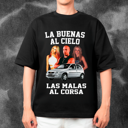 Las malas al corsa - t-shirt design