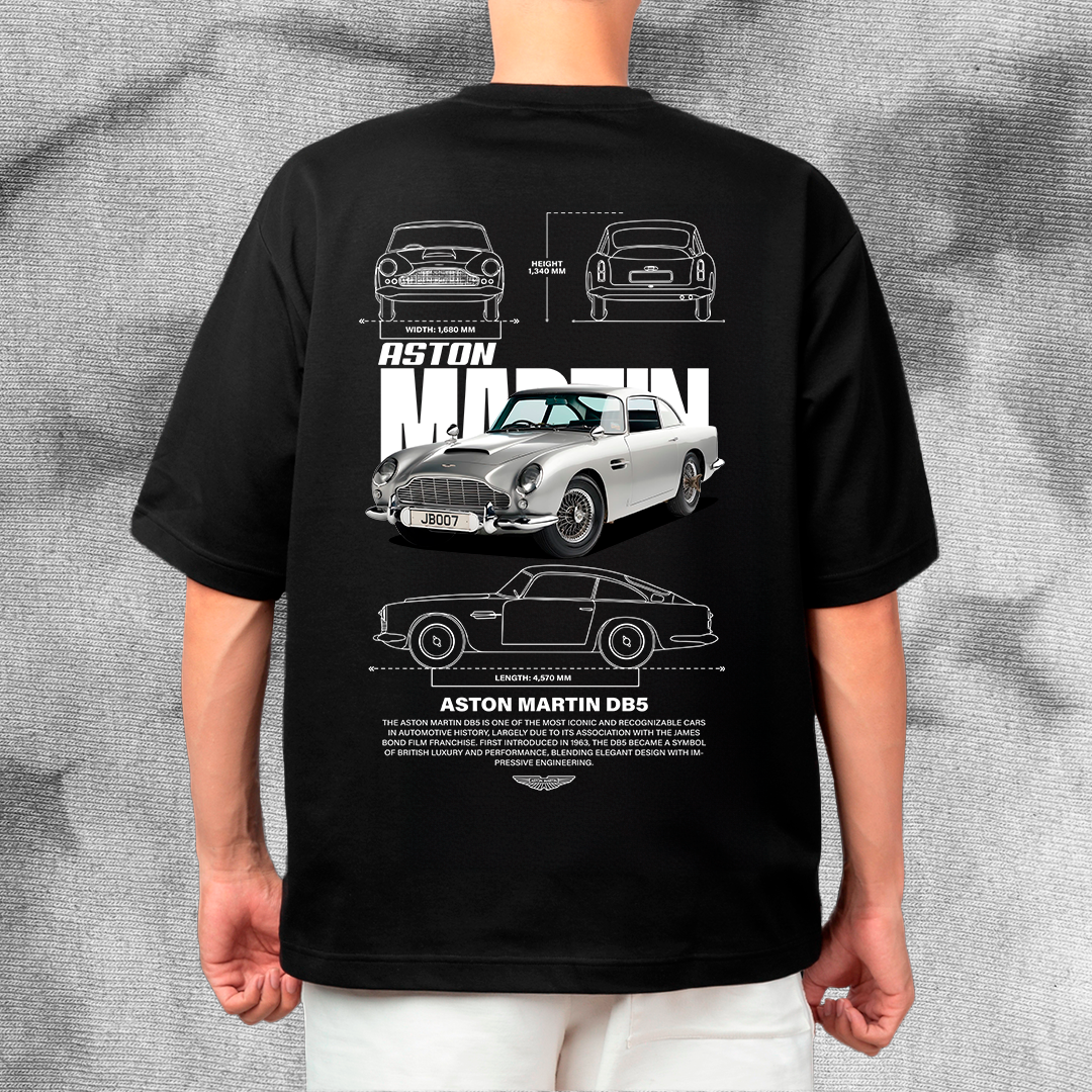 Aston Martin DB5 - t-shirt design