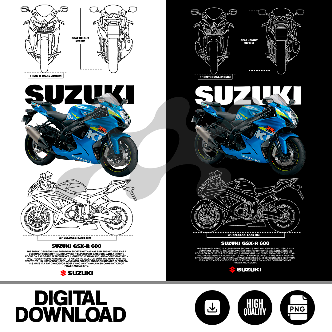 FILE, design motorcycle PNG - digital product