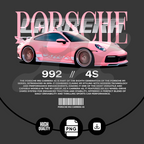 Car design for t-shirt, graphic, vector for print