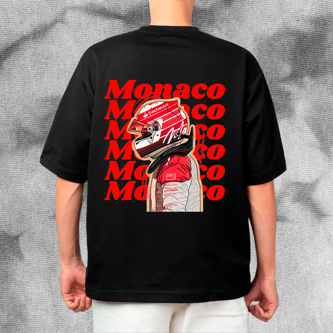 Monaco Charles Leclerc - t-shirt design