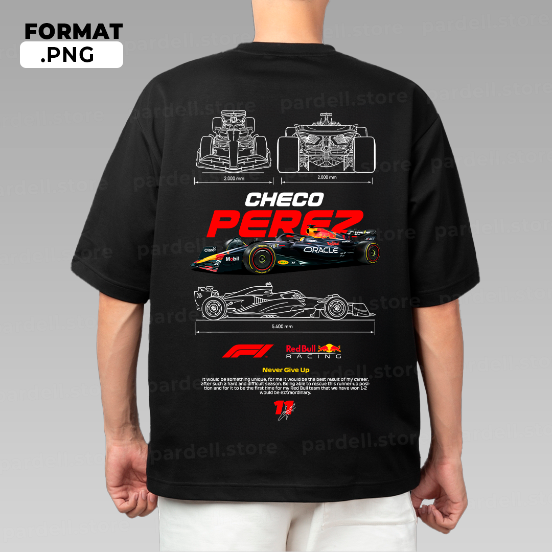 Sergio 'Checo' Perez Formula 1 t-shirt design