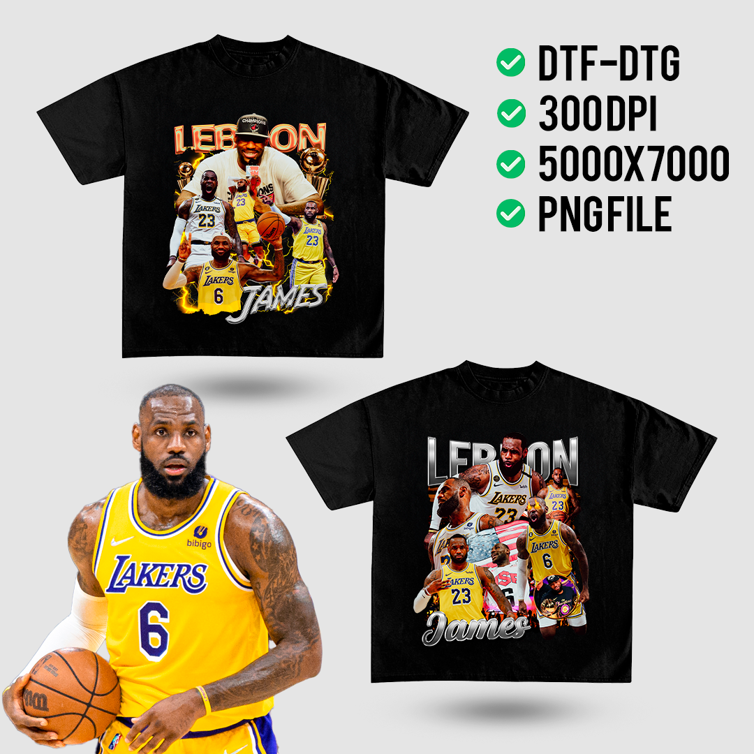 Le*bron Ja*mes Bootleg - t-shirt design