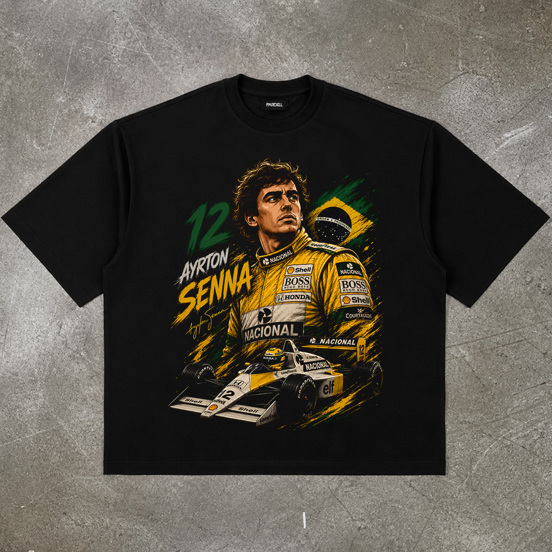Iconic drivers f1 t-shirt design DTF halftone to print