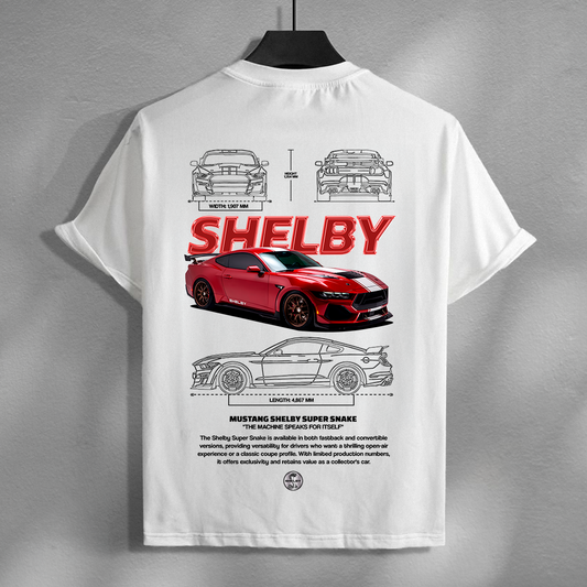 car t-shirt design - ford mustang shelby