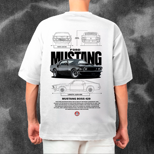 Ford Mustang Boss 429 - t-shirt design