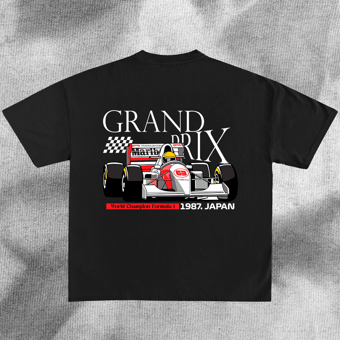 Grand Prix 1987 Japan - t-shirt design