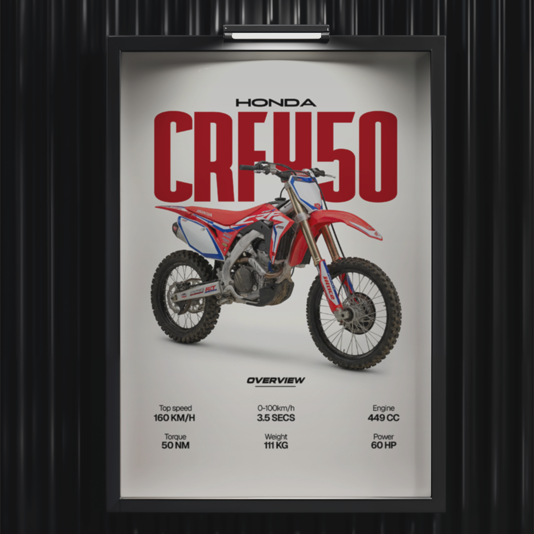 Digital poster - Honda CRF 450 for print
