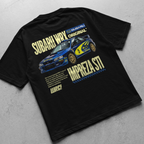 Subaru Impreza WRX STi wrc t-shirt design for print - digital file