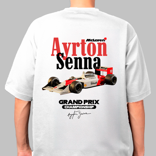 Ayrton Senna Mclaren Mp4/4 - t-shirt design