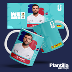 115 Plantillas del mundial listas para sublimar tazas