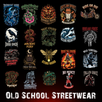 Dark Ink Collection: Diseños Streetwear Old School