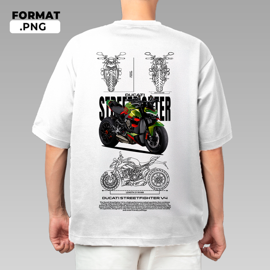 Ducati Streetfighter v4 x Lambroghini - T-shirt design