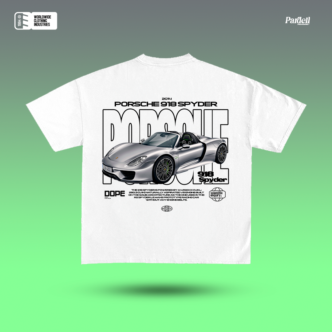 Porsche 918 Spyder - Shirt Design