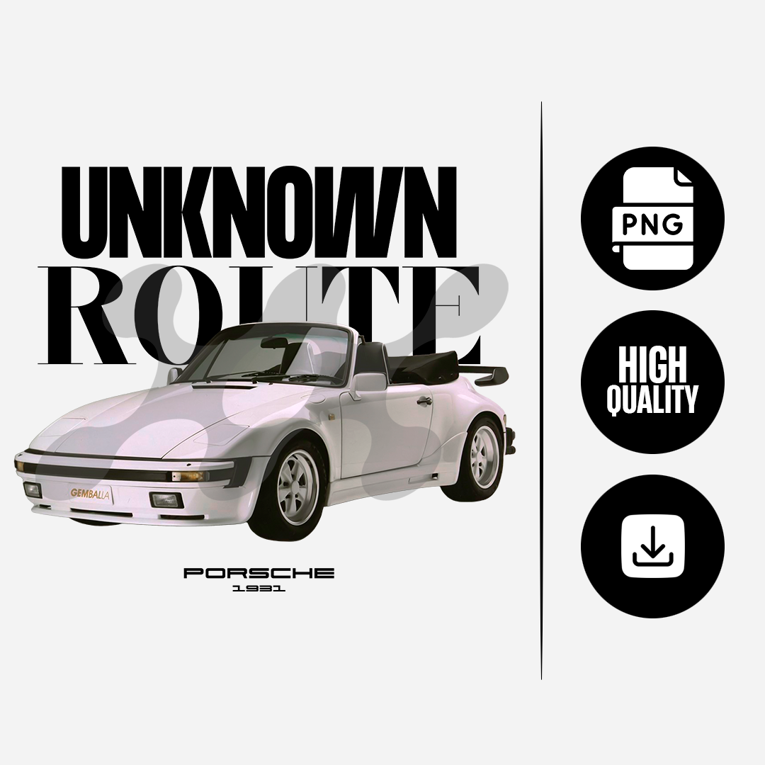 Unknown Route - Car template for print