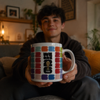 Plantilla para mug del mundial para sublimar tazas