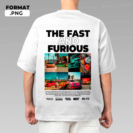 Fast &amp; Furious Collage - T-shirt design