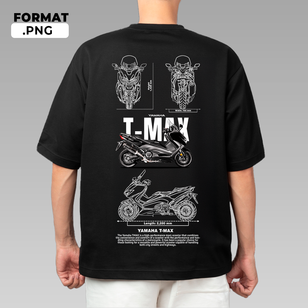 Yamaha T-max - T-shirt design