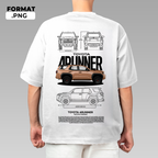 Car design for t-shirt, graphic, vector for print